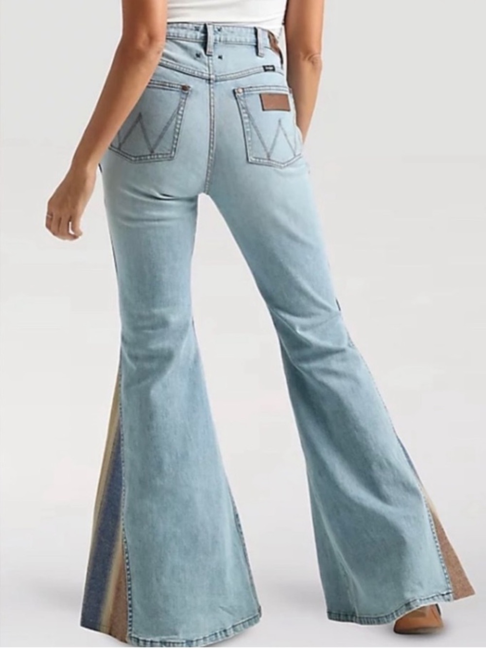 Wrangler X Pendelton Women's Trumpet Flare Jean Western Cowgirl 29 Long Tall - Picture 2 of 14